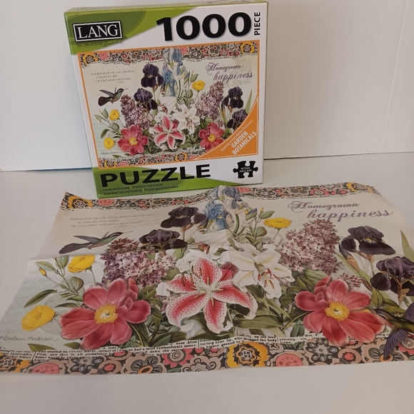 Lang 500 Piece Jigsaw Puzzle - Gardener's Assistant Cat By Susan Bourdet
